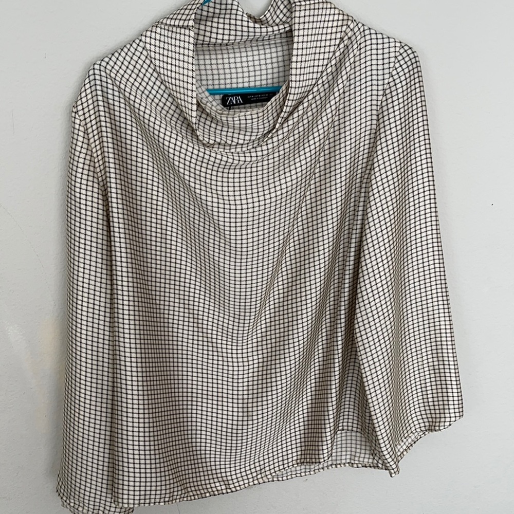 Zara silk top!